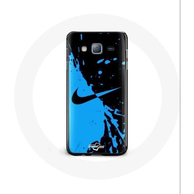 Coque pour Samsung Galaxy J5 2016 Nike Logo Bleu et Noir