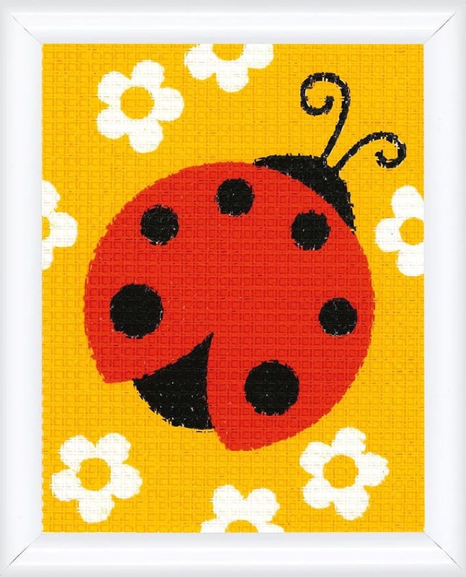 Lieveheersbeestje penelope borduren (pakket)
