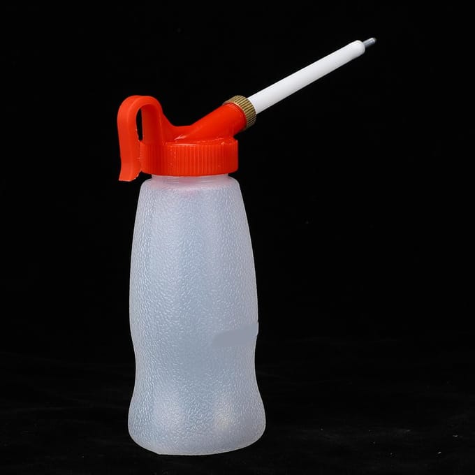 Lot de 5 pistolets distributeurs d'huile pour machine à coudre, 180 ml white