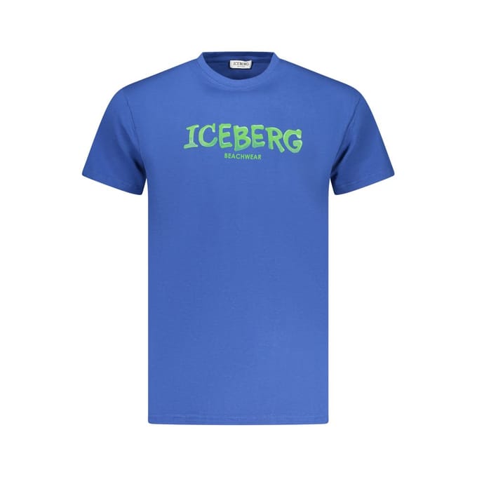 Ice Iceberg Bold Logo Blauw T-shirt