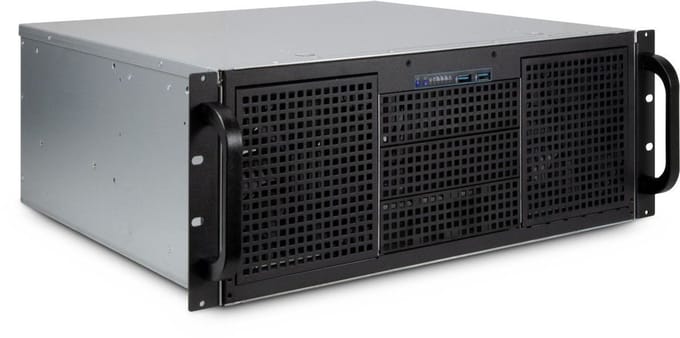 Inter-Tech IPC 4U-40240 - Case - Server (Rack) - Zwart