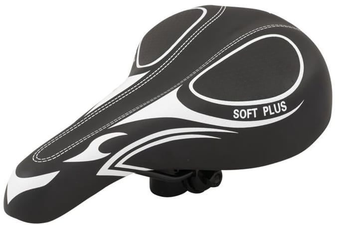 Dunlop Fietszadel - Racefiets/Mountainbikes - Unisex - Zwart