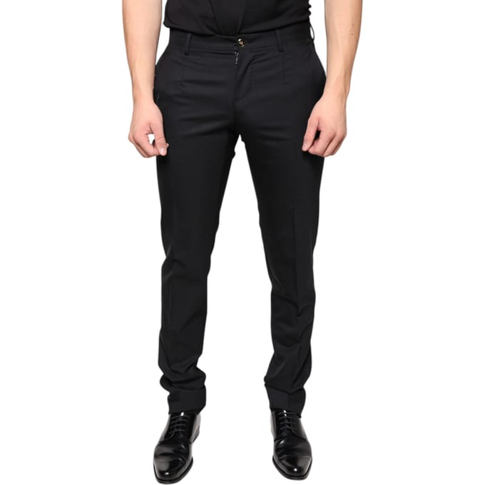 Klassieke Pas Broek Zwart
