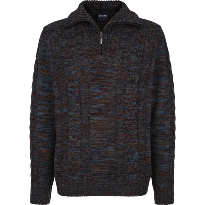 Babista herren Trui - 64/66 - blauw - Plus Size
