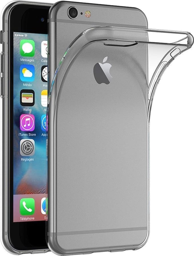Hoesje voor iPhone 6 backcover Shockproof siliconen Transparant
