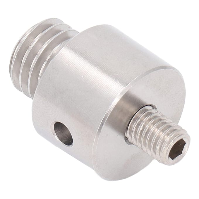 Adaptateur de prisme pour station totale M8 vers 5/8 po 11 Interface Acier Inoxydable Adaptateur à dégagement rapide pour RTK gray