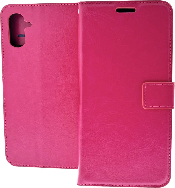 Bookcase Geschikt voor: Apple iPhone 16 Plus - Roze - portemonnee hoesje - ZT Accessoires