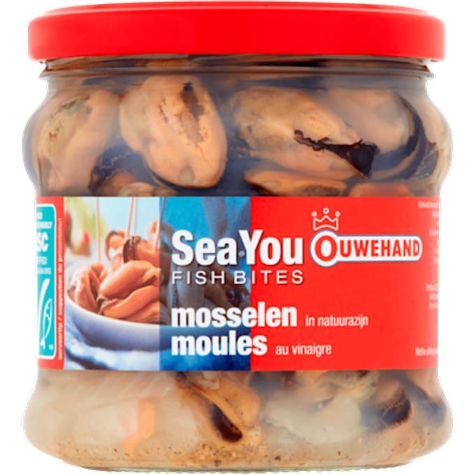 Mosselen in natuurazijn