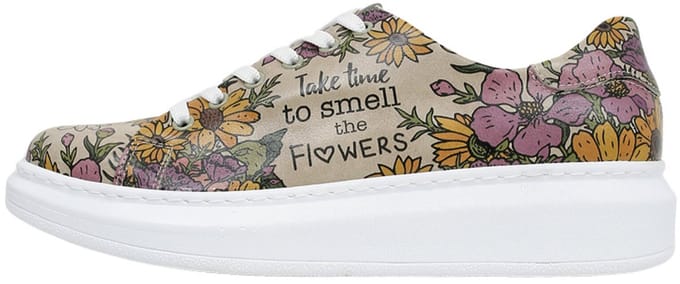 DOGO Myra Dames Sneakers - Smell the flowers 36