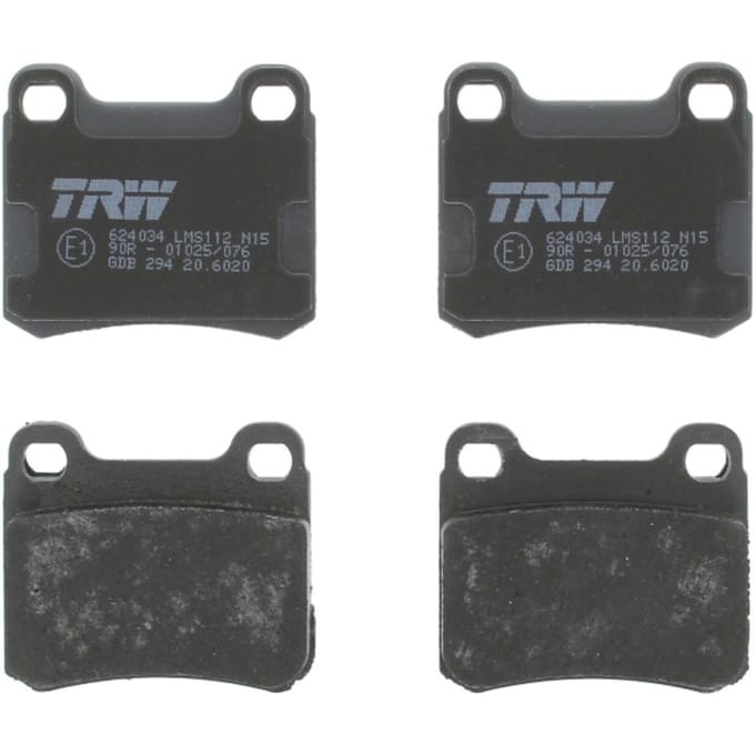 Remblokset TRW GDB294, achter