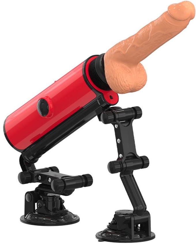 ZSEX - Dubbele Zuignap Fuckmachine - Rood