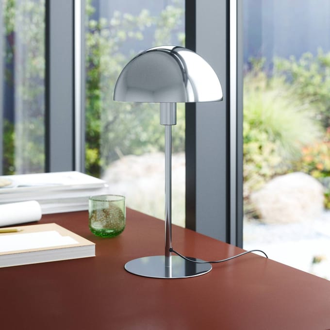 Nordlux Tafellamp Ellen 20, chroom, metaal, fitting E14