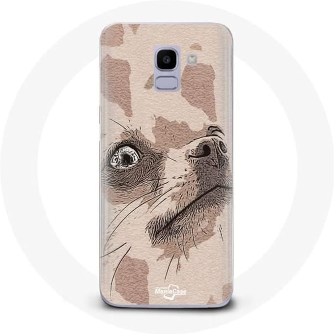 Coque pour Samsung Galaxy A8 2018 Chihuahua Race de chiens