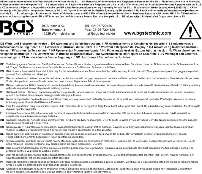 BGS-draaiboor HSS-G titaangenitreerd 7,5 mm - 2040-7,5
