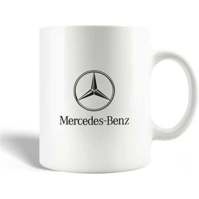mok - Mercedes-Benz - Auto - Keramiek - Grijs - 30cl - Vaatwasmachinebestendig