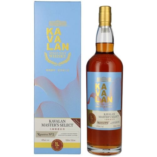 Kavalan Whisky Kavalan Master's Select Reserve N°2 40% Vol. 1l in geschenkverpakking