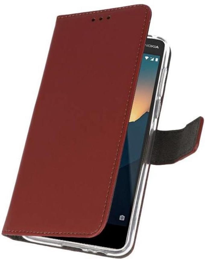 Bestcases Pasjeshouder Telefoonhoesje Nokia 2.1 - Bruin