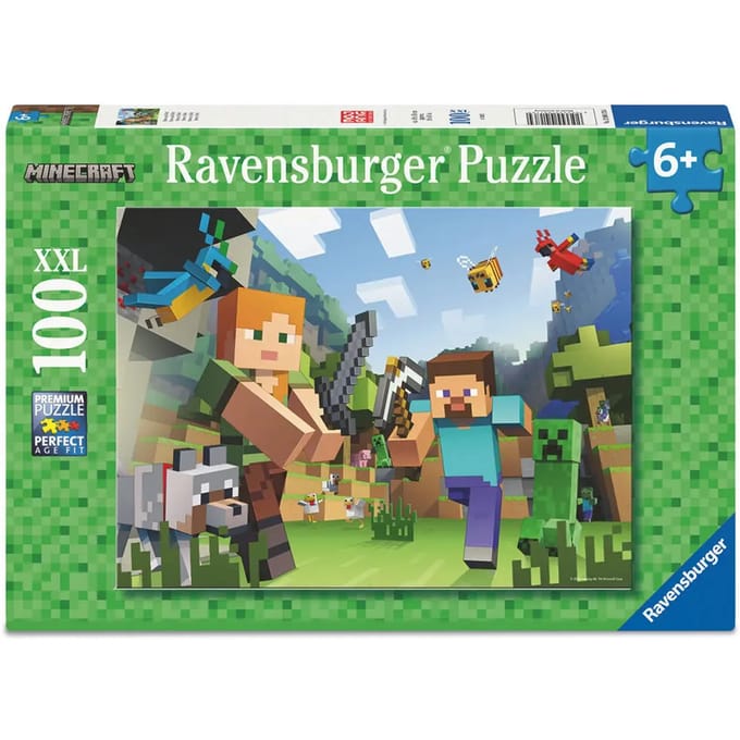 Ravensburger Minecraft legpuzzel - 100 XXL stukjes puzzelspel.