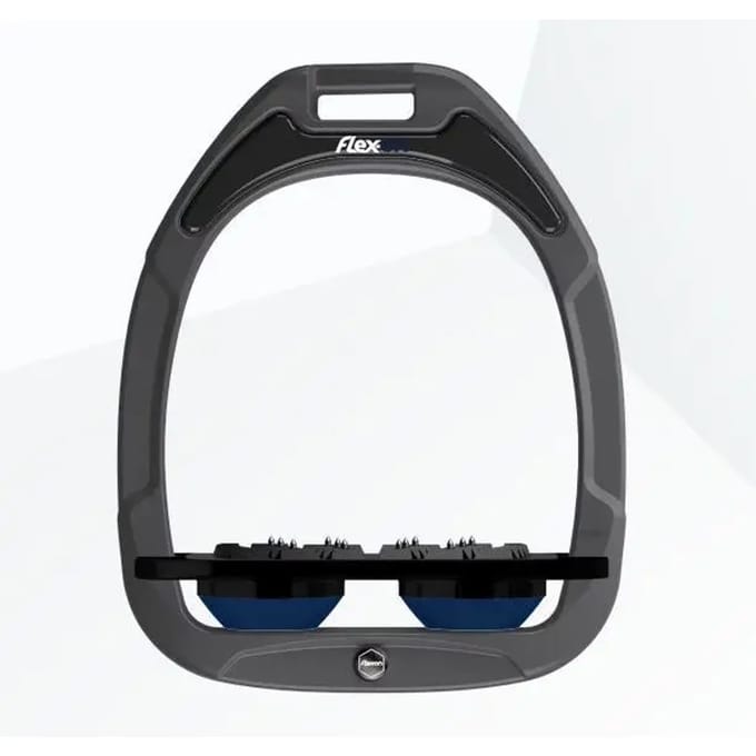 Ultra Grip Platte Steigriemen Antraciet/Zwart/Marine Flex-On Green Composite
