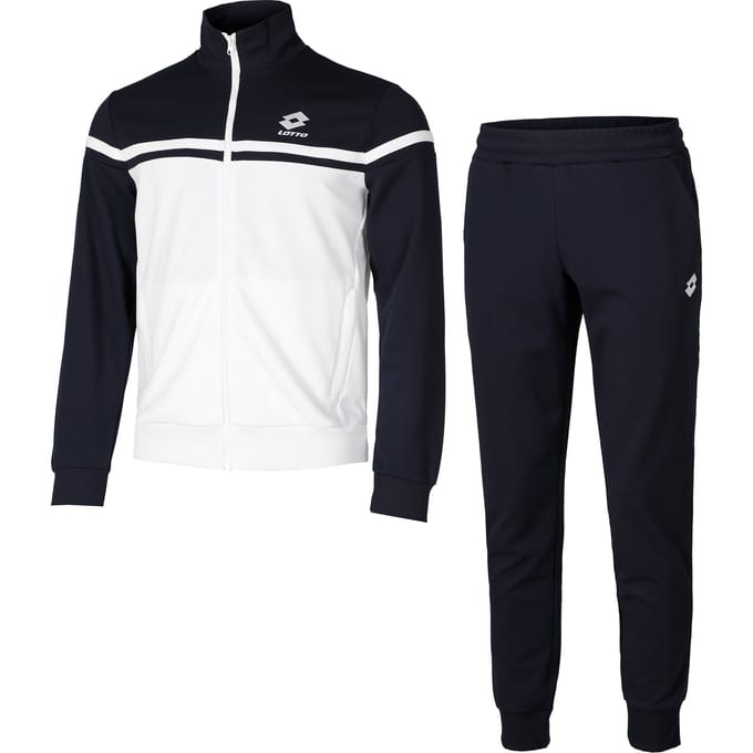 Lotto Circle Trainingspak Heren-Wit,Donkerblauw