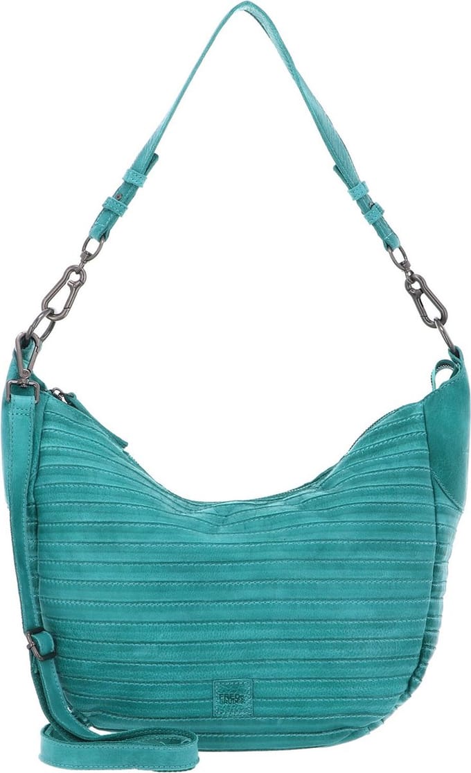 FREDsBRUDER Leren Schoudertas Flowow Shoulderbag Turquoise