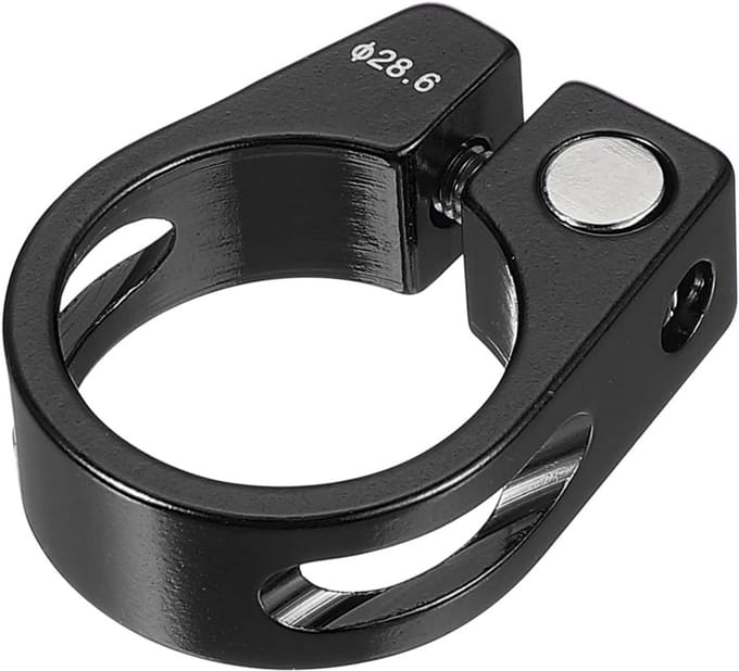 Snelsluitende Zadelpenklem 28,6mm Aluminium Fietszadelpen Borging