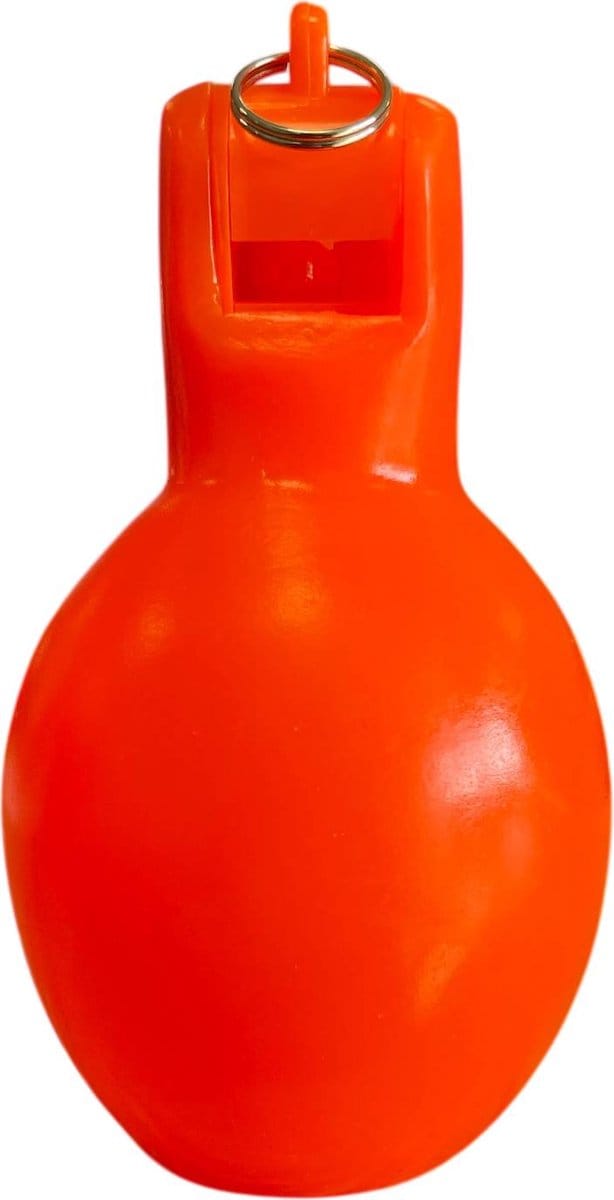 Handfluit - Fluitje Scheidsrechter - Knijpfluit - Wizzball - Oranje