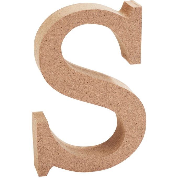 VBS MDF-brieven - Letter "S"