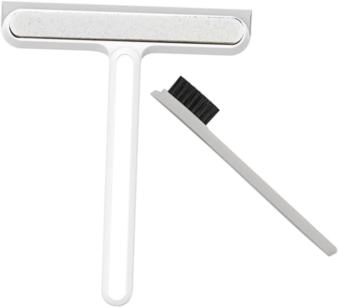 Raamwisser Schraper - Glasreiniger Tool - Ramen Schoonmaken - Comfortabele Grip - 26.5 cm - Wit