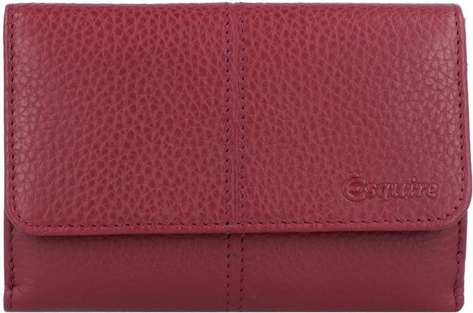 Esquire Verona Portemonnee RFID Leer 14 cm - Dames - Horizontaal - rot