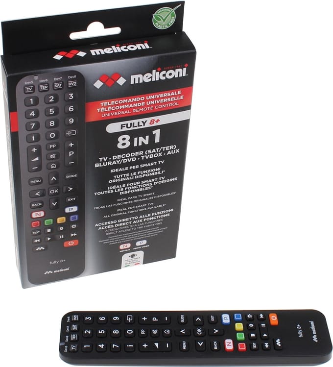 MELICONI - AFSTANDSBEDIENING - FULLY 8 in 1 - 808014