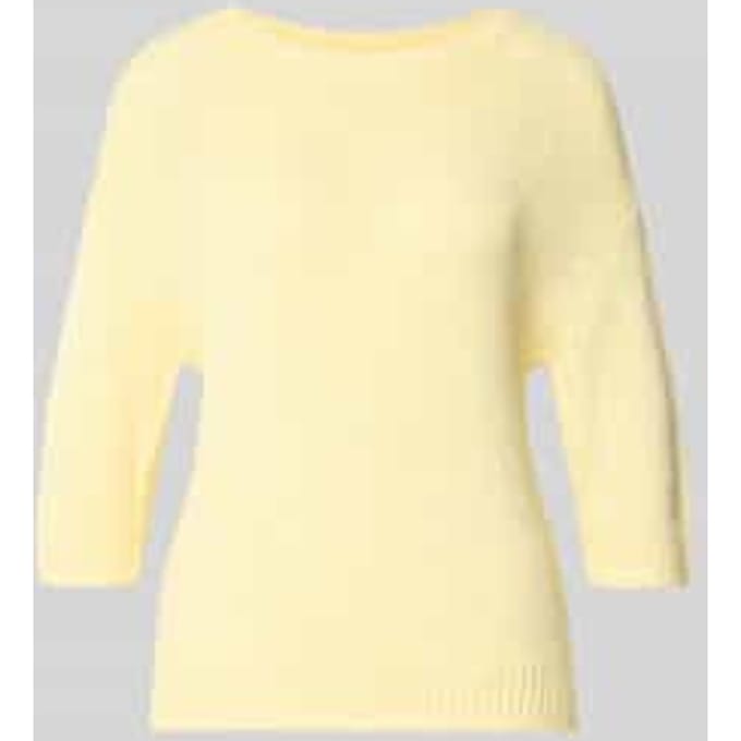 relaxed fit gebreide pullover van katoenmix