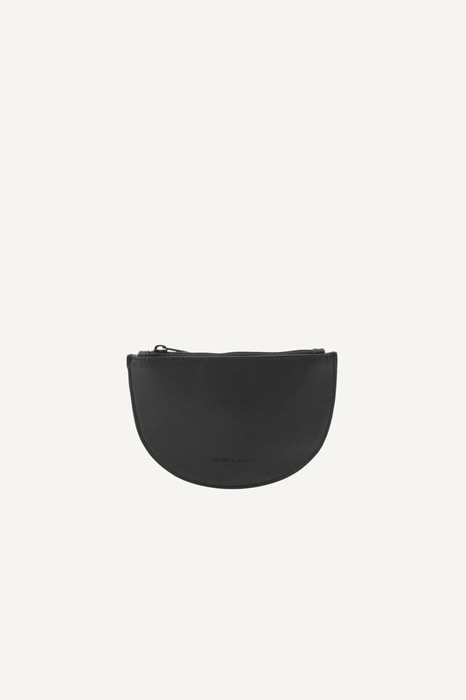 Monk and Anna - Mondo half moon Portemonnee Dames • Zwart
