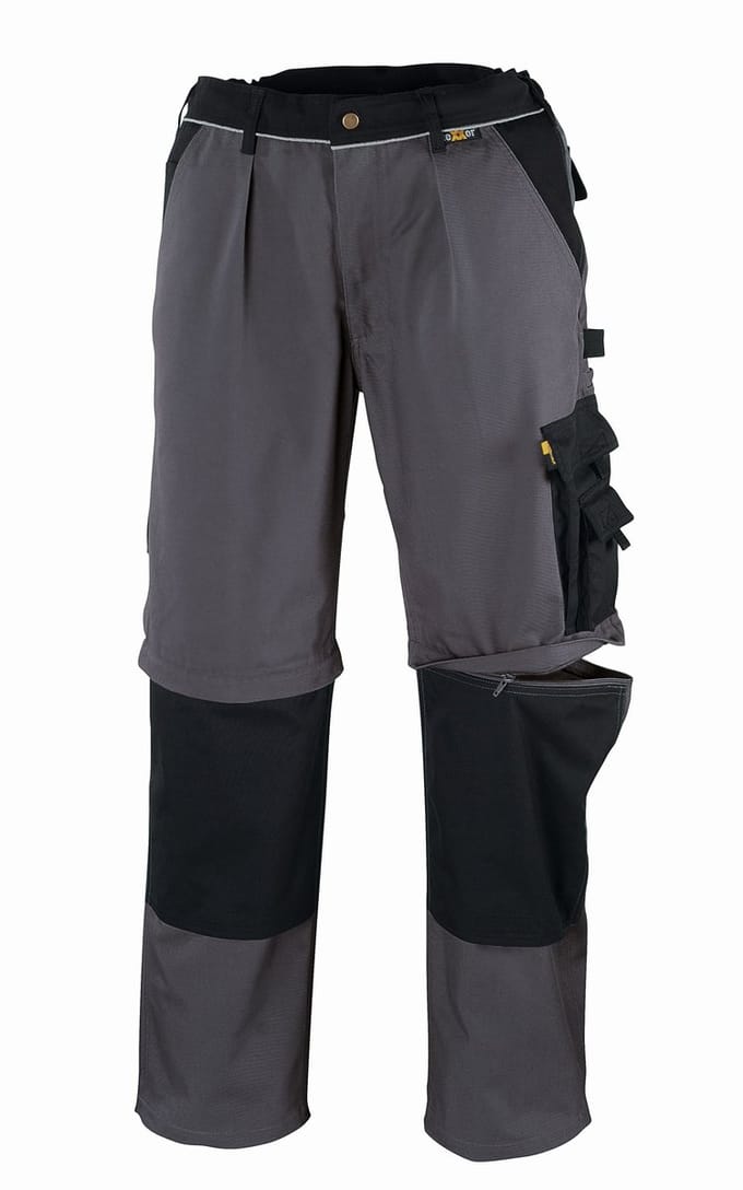 teXXor Canvas 2-in-1 broek Tobago grijs/zwart