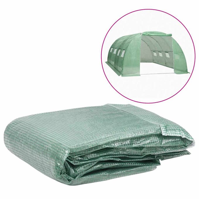 vidaXL - Kashoes - vervangend - (16 - m²) - 400x400x200 - cm - groen