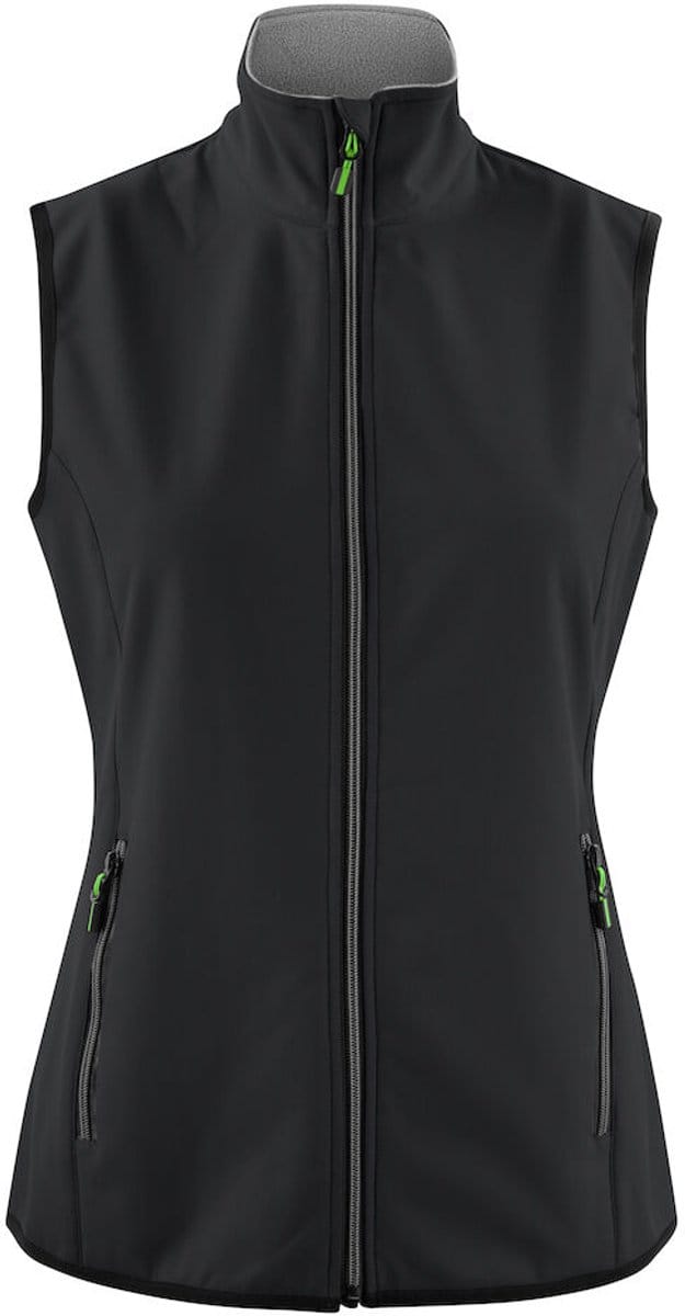 Printer Softshell Bodywarmer Vest Trial Lady 2261060 Zwart - Maat S
