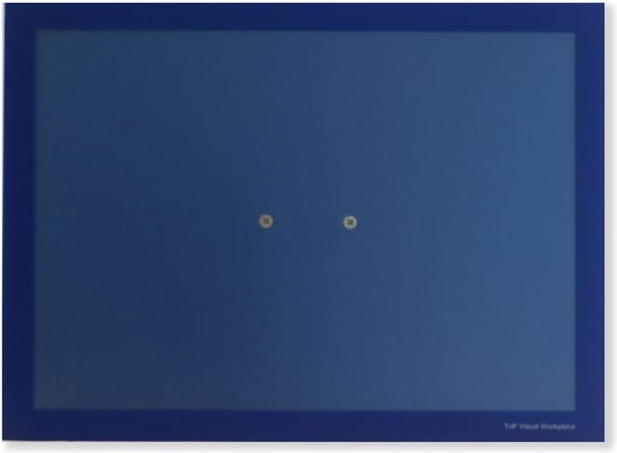 Magnetisch informatie display A4 - Blauw