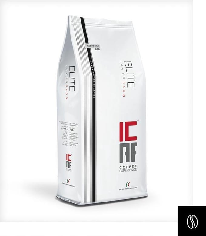 ICAF Elite premium Italiaanse koffiebonen 1kg.