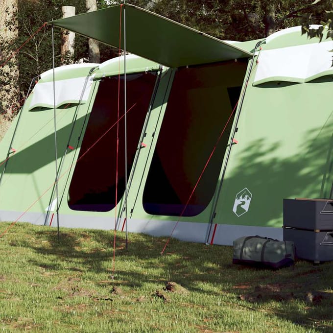vidaXL - Tunneltent - 10-persoons - waterdicht - groen