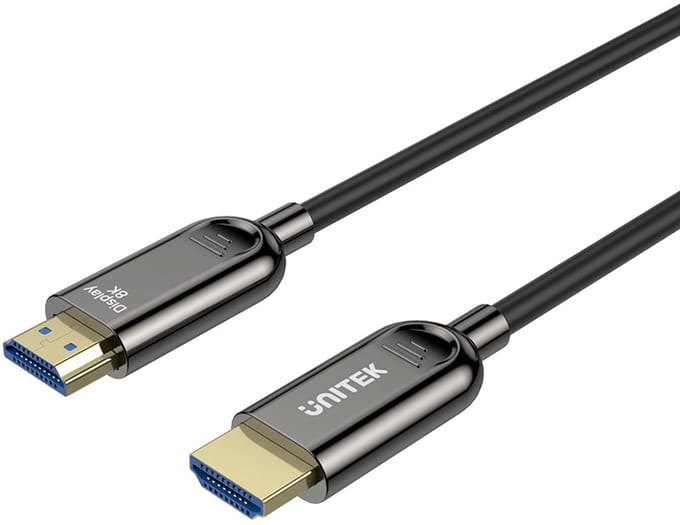 Unitek Hdmi-Kabel, Optische Kabel Voor Computermonitor, Uhd 8K 120Hz, 10 Meter, Aoc