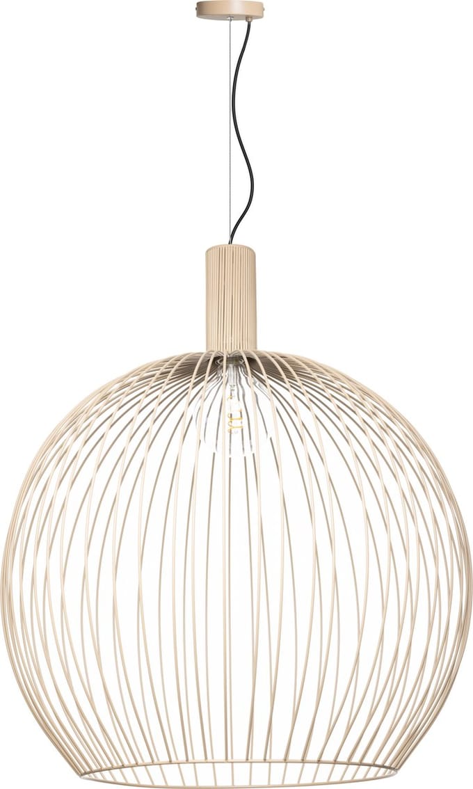 Hanglamp Wire Mat Beige 70cm - Giga Meubel