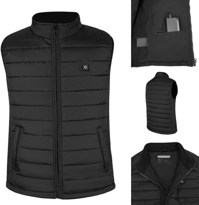 Warmyo Verwarmbare Bodywarmer, M/L / Incl. Powerbank