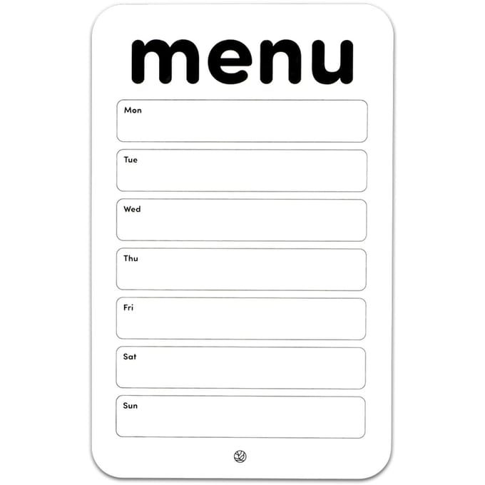 GreenStory - Menuplanner - Zelfklevend - Maaltijdenplanner - Wit - met Sticky Pen