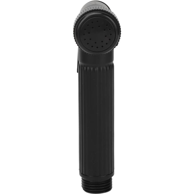 Bidetsproeikop Supercharging Druktype Handheld Bidetsproeikop voor Toilet Zwart black