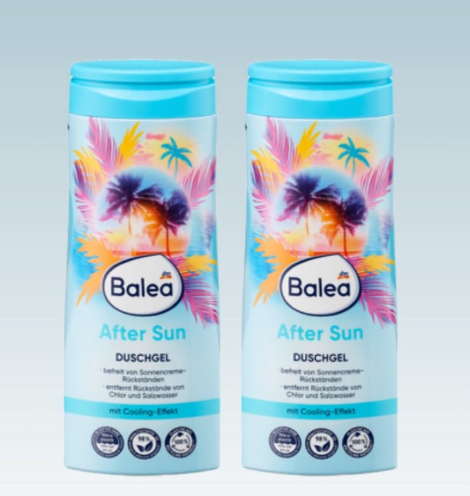 Balea douchegel After Sun 2x 300ml