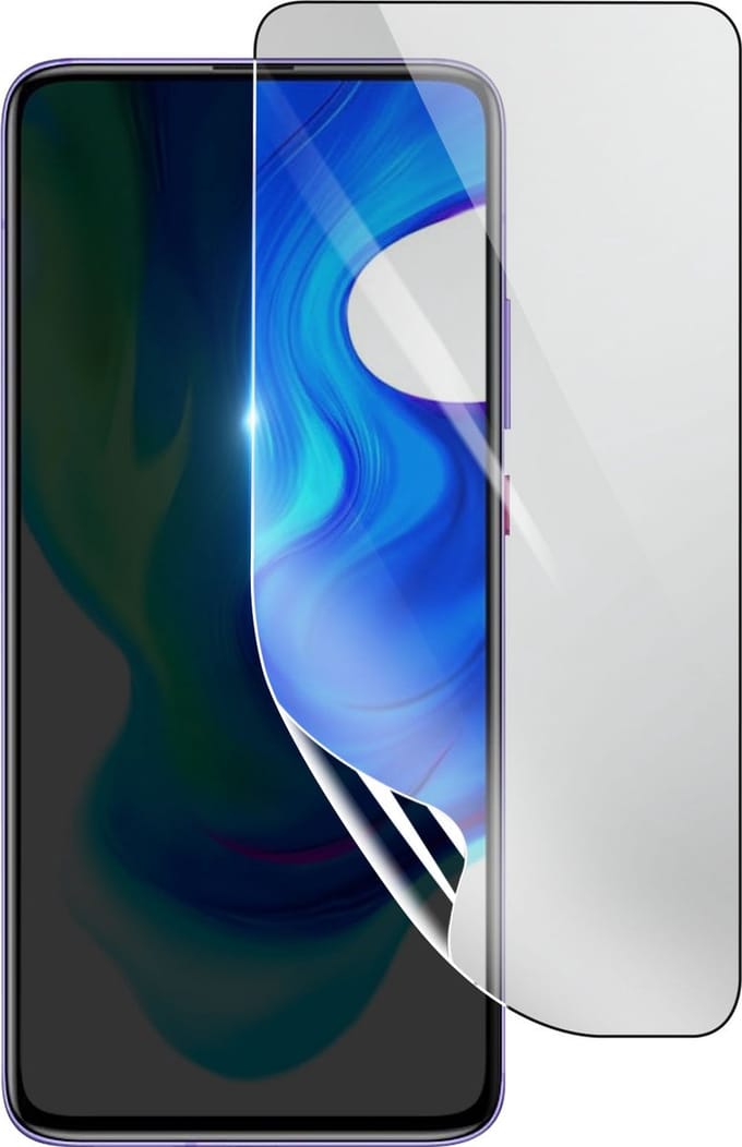 3mk, Geschikt voor Xiaomi Poco F2 Pro, Schokbestendige Hydrogel Screenprotector, Transparant