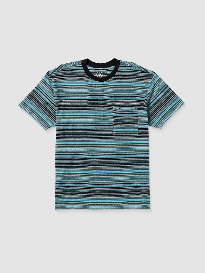 Volcom Slide Stone Crew T-Shirt blauw