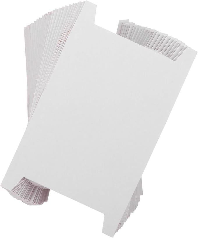 Draad Organizer Kaarten - Papieren Spoelen - Handwerk Ordenen - Stevige Constructie - 100 Stuks - Wit