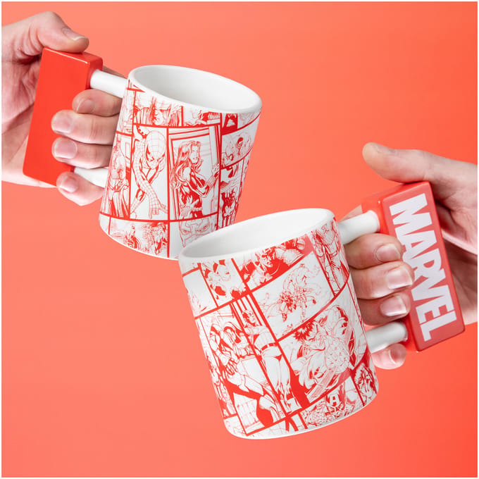 Paladone Marvel Logo Mok - Keramiek, Multikleur, 450 mL