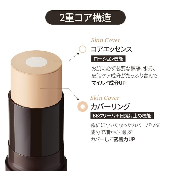 OBGE Natte Dekking Foundation Natte Huid Dekking SPF50+ PA++++ 13g